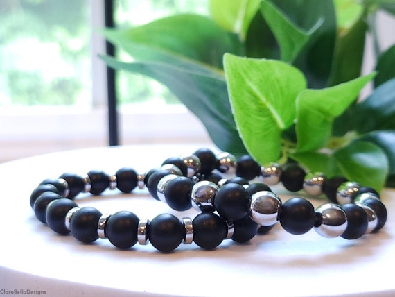 Positive Energy Bracelet: 8 mm Beads (Clear Quartz, Angelite, & Sodalite) |  eBay