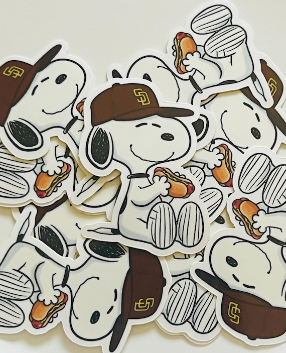 San Diego Padres Snoopy Sticker