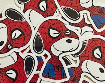 Spiderman Snoopy Sticker