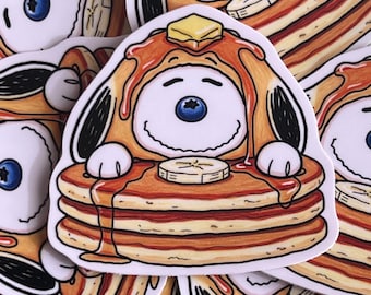 Pancake Snoopy Sticker