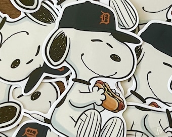 Tigers Snoopy Sticker
