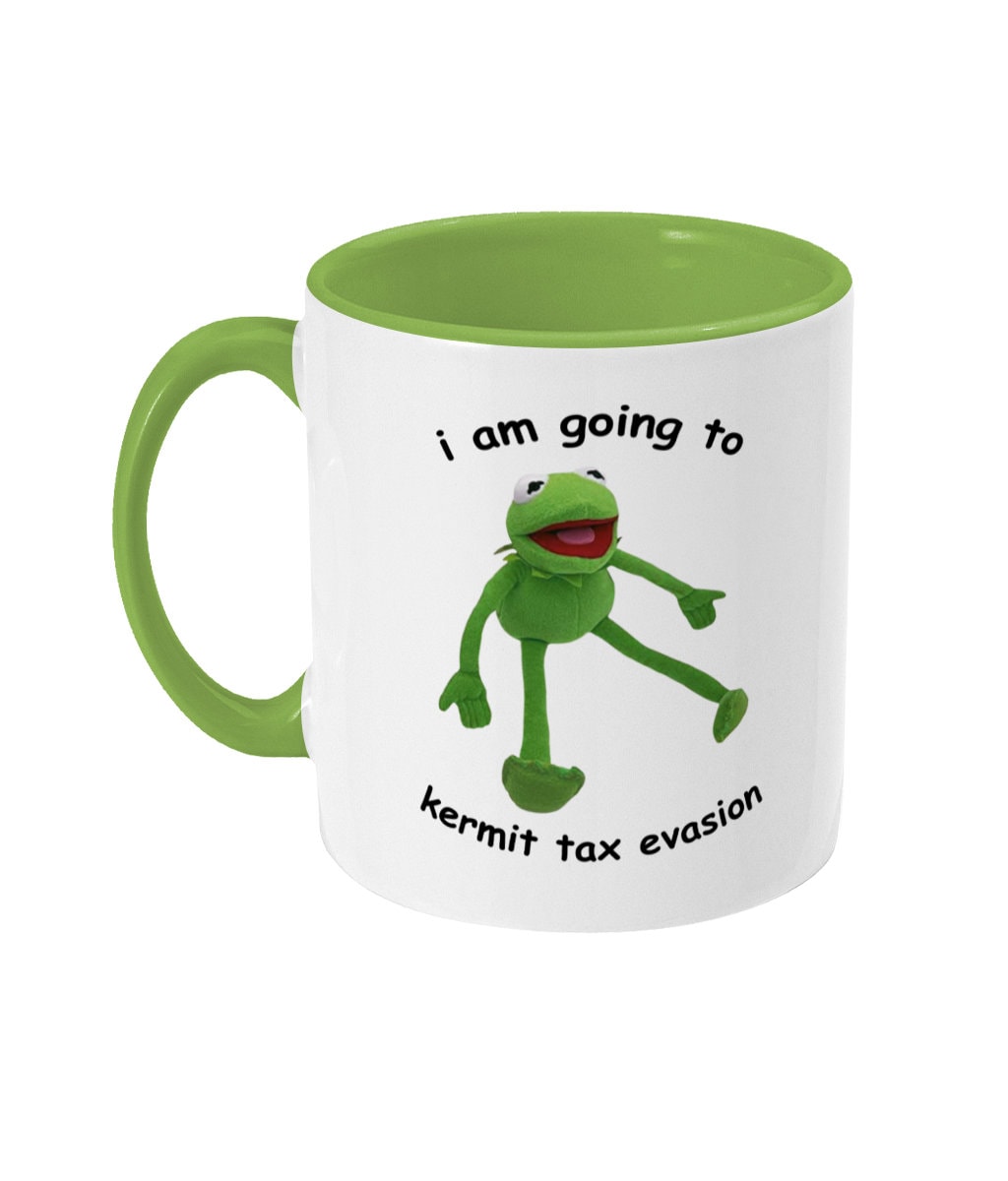Ich gehe nach Kermit Steuerhinterziehung - Zweifarbige Tasse - Etsy Schweiz, image size:1024x1200