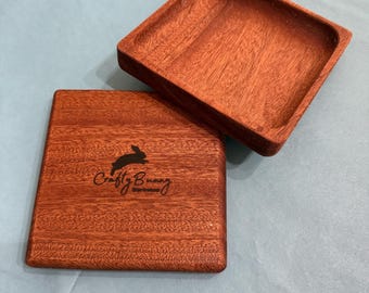 African Rosewood Tray 5" – Wooden Valet, Ring Dish
