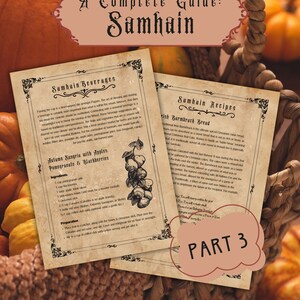 Printable Beginner's Guide to Samhain Part 3 | Samhain/halloween ...