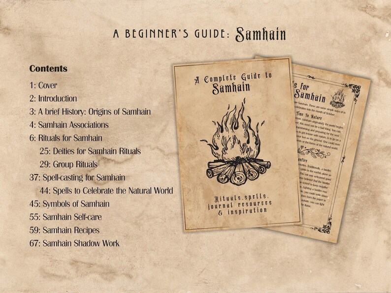 Samhain & Halloween Beginner's Guide: Pagan Witchcraft Resources (PDF ...