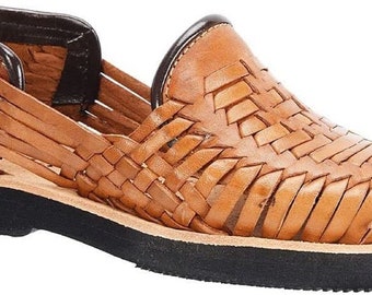 Authentic Mexican Sandals for Boys Huarache Moccasin de Vestir para Nino