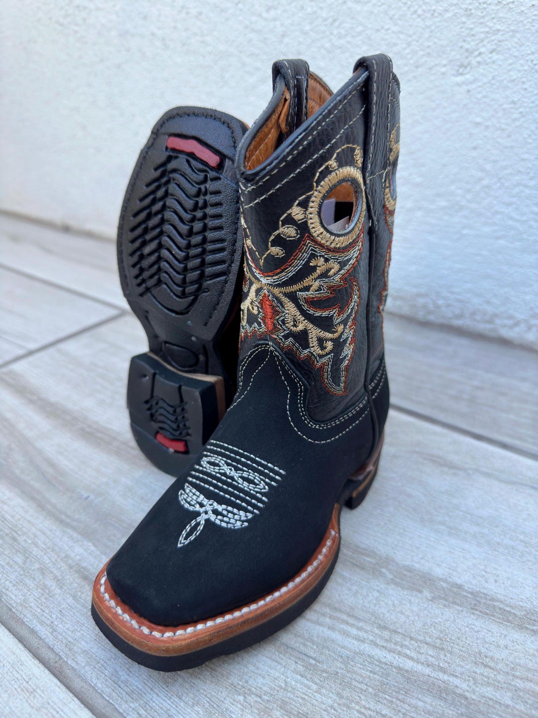 Stivali da cowboy per bambini/neonati e bambini, stivali con punta