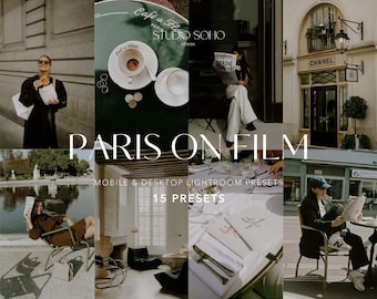 15 Vintage Film Mobile Lightroom Voreinstellungen | Filmästhetische Voreinstellungen für Instagram | Retro-Fotofilter für Inhaltsersteller und Influencer