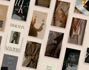 Minimalist Instagram Templates⎟Social Media Templates⎟Small Business Instagram Template⎟Luxury Instagram Story Templates⎟Story Templates