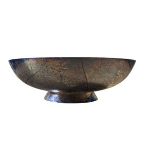 Vintage Antique F. B. Rogers Silver on Copper 7&quot; x 2&quot; bowl dish candy soap