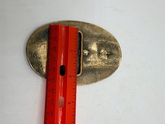 Solid Brass Vintage Monogram Initial ‘A’ Belt Buc… - image 6