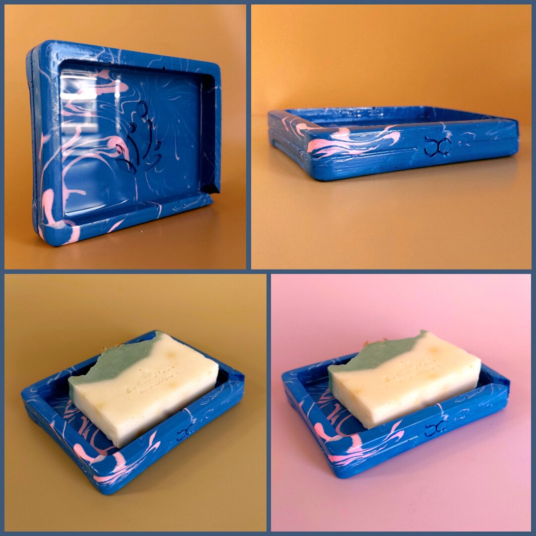 Concrete Soap Dish Epoxy Soap Holder Bathroom Accessories Etsy