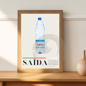 Digital poster Algeria | Saïda poster| Travel souvenir | Gift idea | Algeria travel print (PDF)