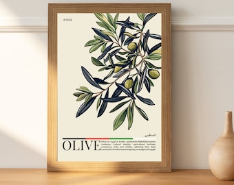 Kitchen poster | Palestine poster | Travel souvenir | Gift idea | Middle East travel print