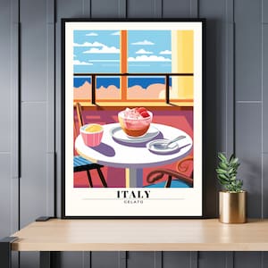 Kitchen poster | Poster Italy | travel souvenir | gift idea | Italy travel print