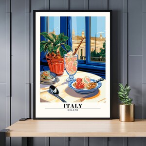 Kitchen poster | Poster Italy | travel souvenir | gift idea | Italy travel print