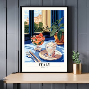 Kitchen poster | Poster Italy | travel souvenir | gift idea | Italy travel print