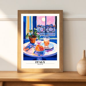 Kitchen poster | Poster Italy | travel souvenir | gift idea | Italy travel print
