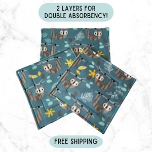 Guinea Pig Fleece Cage Liner Absorbent Uhaul Bedding Guinea Pig Hedgehog Ferret Rabbit Cage Liner Washable Fleece Potty Pad Fleece Pee Pad