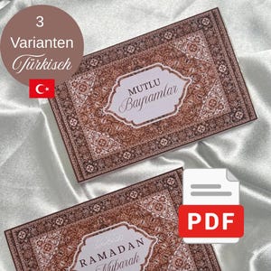 Turkish | Toffifee print template | Banderole | Hayırlı Ramazanlar | Bayramınız Mübarek Olsun | Mutlu Bayramlar | Stencil | Hediyelik
