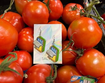 Sardine Can Earrings | Sardines | Fish Earrings | Handmade | Polymer clay earrings