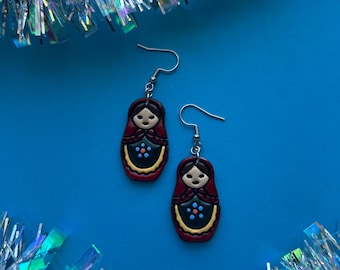 Matryoshka Earrings
