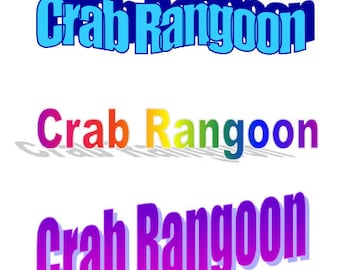Graphic Designer Sticker / Crab Rangoons