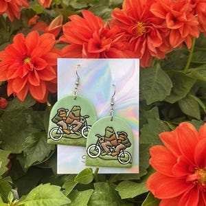 Frog & Toad | Frog Earrings | Handmade Earrings | Classic Books | Queer | LGBTQ