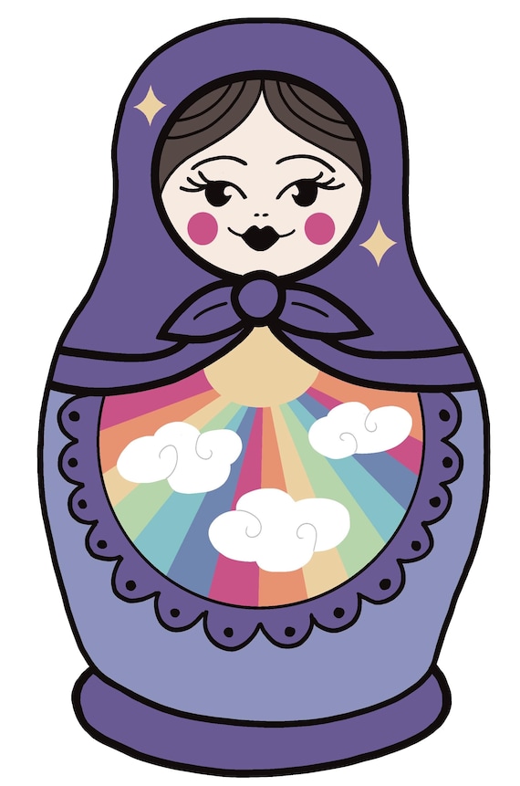 Nesting Doll Sticker