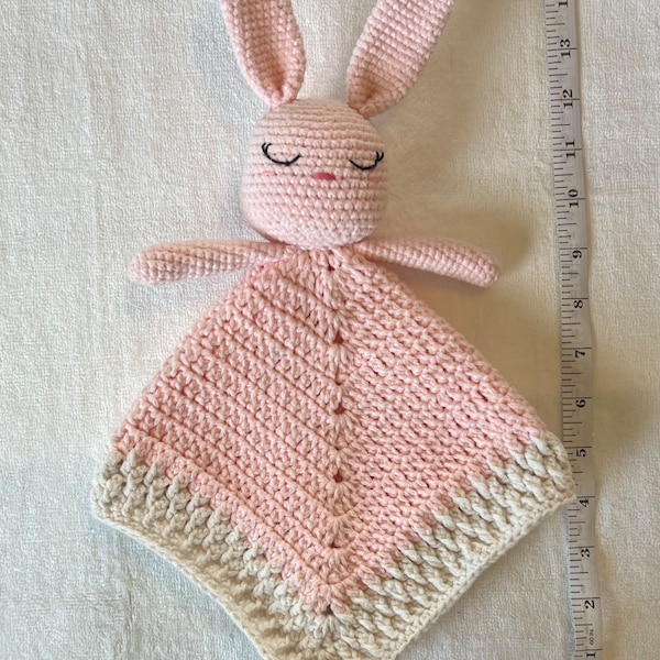 Sleepy Bunny Security Lovey Blanket