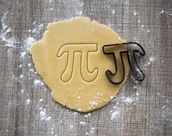 Math Cookie Cutter Pi Cookie, Biscuit, Gift, Fondant, Dought, Pastry