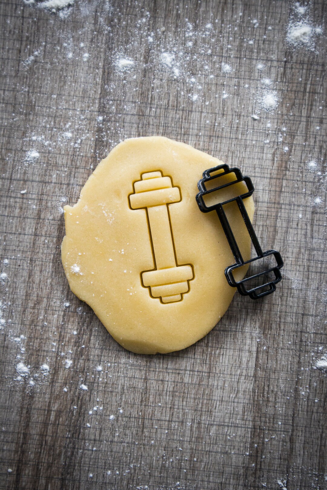Fitness Cookie Cutter Dumbbell Cookie, Biscuit, Gift, Fondant, Dought ...