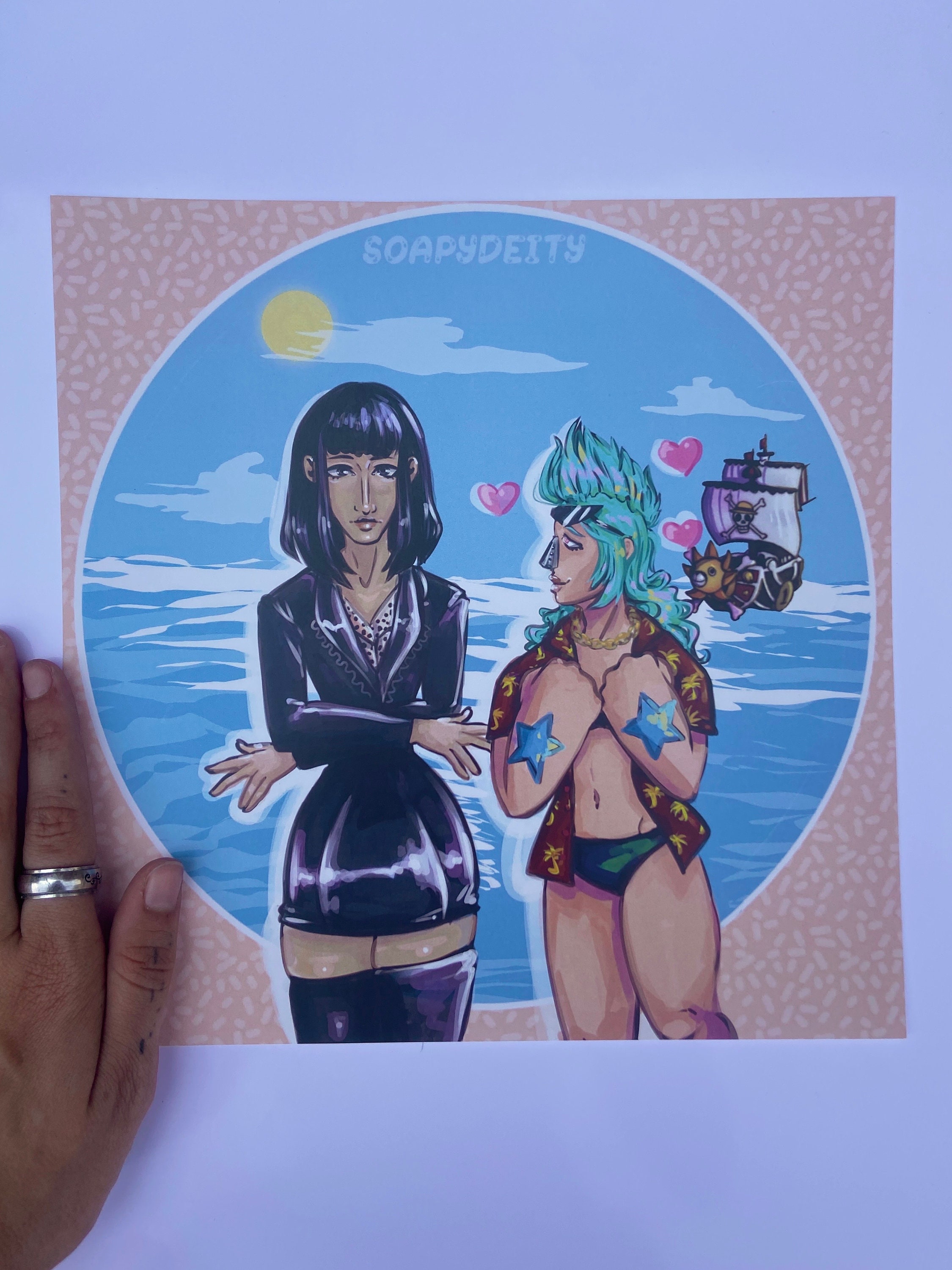 Franky X Robin Art Print 10x10 Etsy Canada