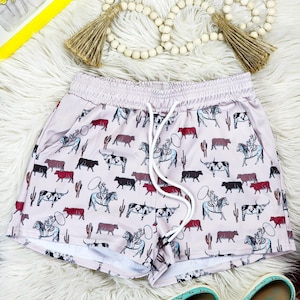 Ranch Cattle Women's Drawstring Shorts