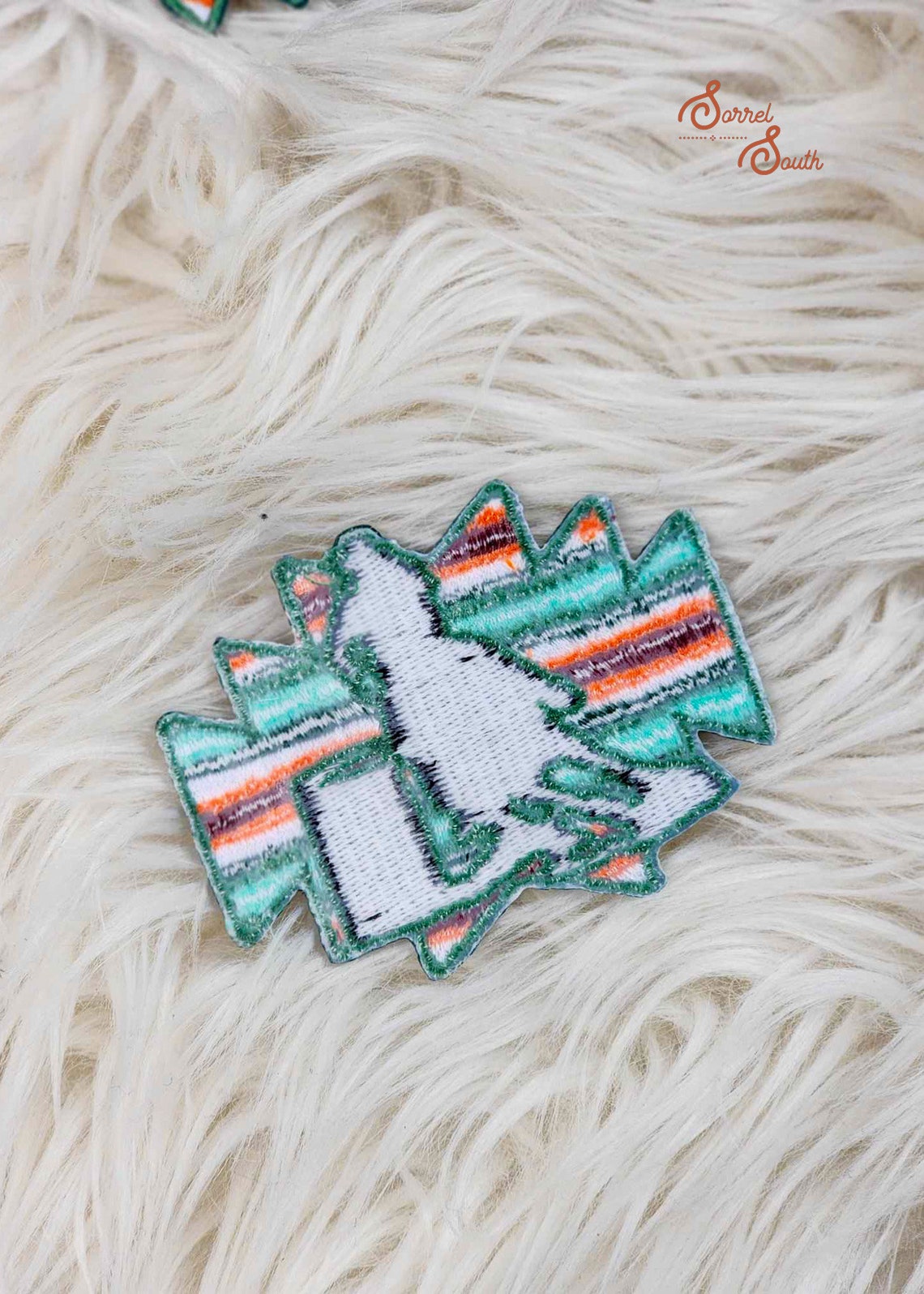 Iron on Heat Adhesive Embroidered Patch, Barrel Racer, Western, Cowgirl ...