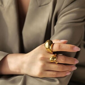 Big round ring Etsy