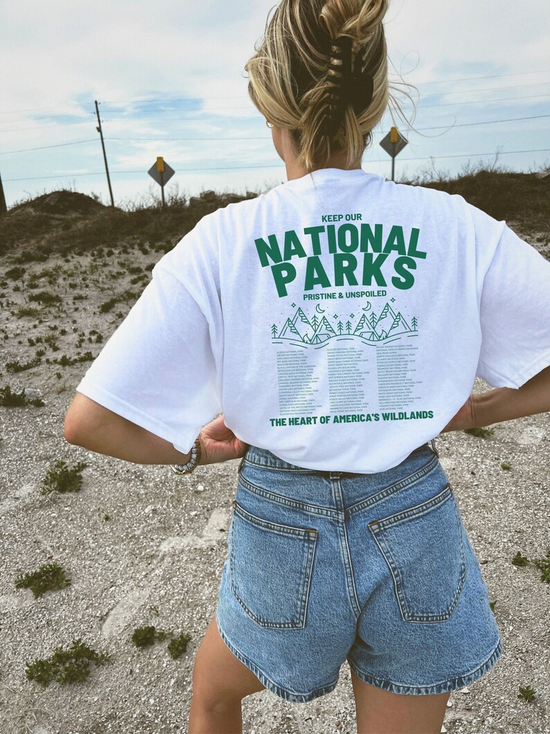 National Parks PNG Granola Girl Aesthetic Tshirt Design Save the