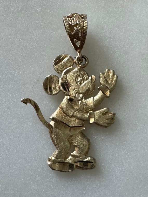 10k Solid Gold Vintage Mickey