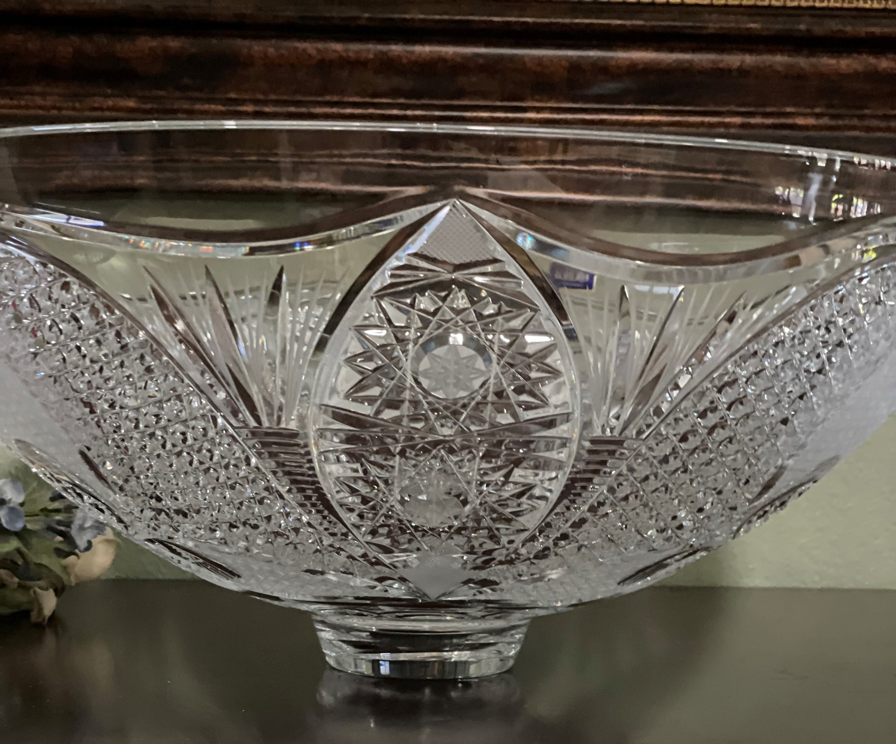 Exclusive Hand Cut Crystal Bathroom Sink Etsy