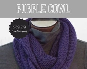 Dark Purple Honeycomb Cowl