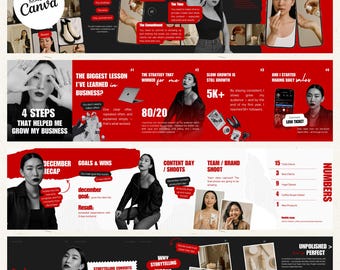 Instagram Carousel Templates: Canva Bloger Posts (Digital Download)