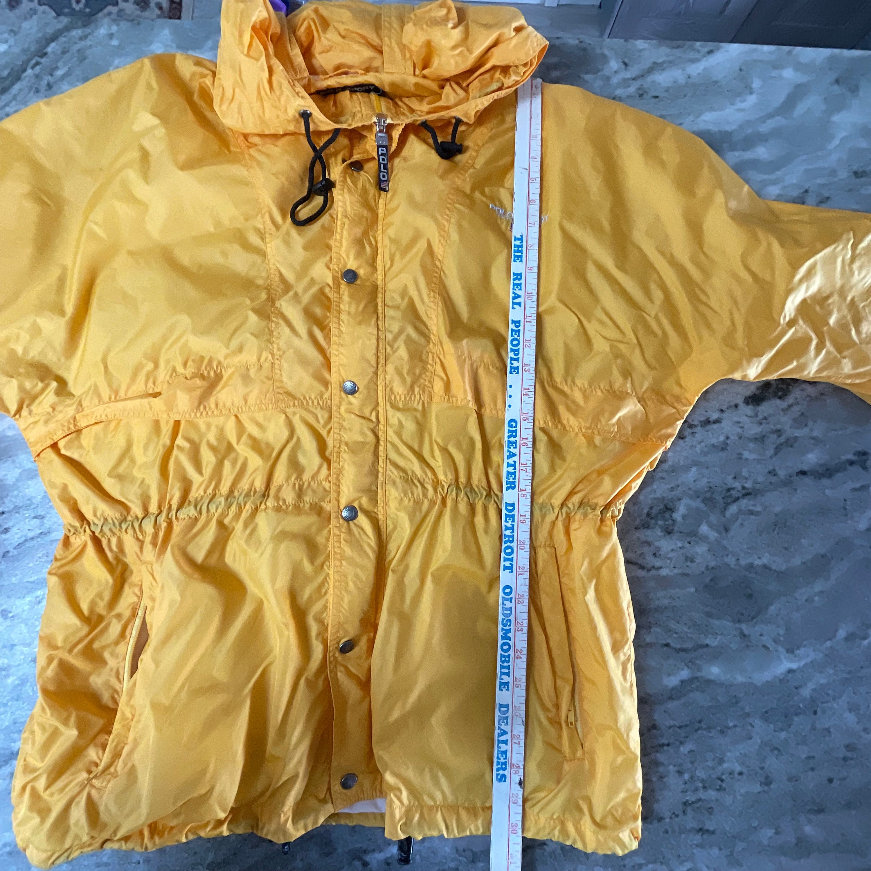 ジャケット・アウター polo by ralph lauren swing top yellow Vintage Polo Ralph Lauren Jacket Made in Hong Kong / Yellow Jacket