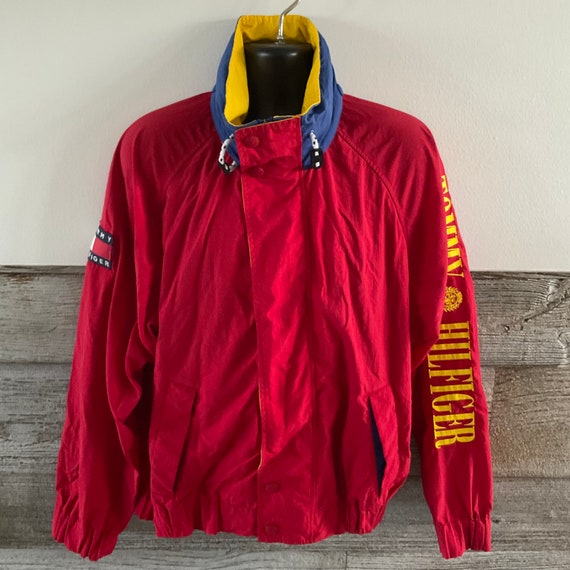 Vintage 90’s Tommy Hilfiger Sailing Jacket with s… - image 1