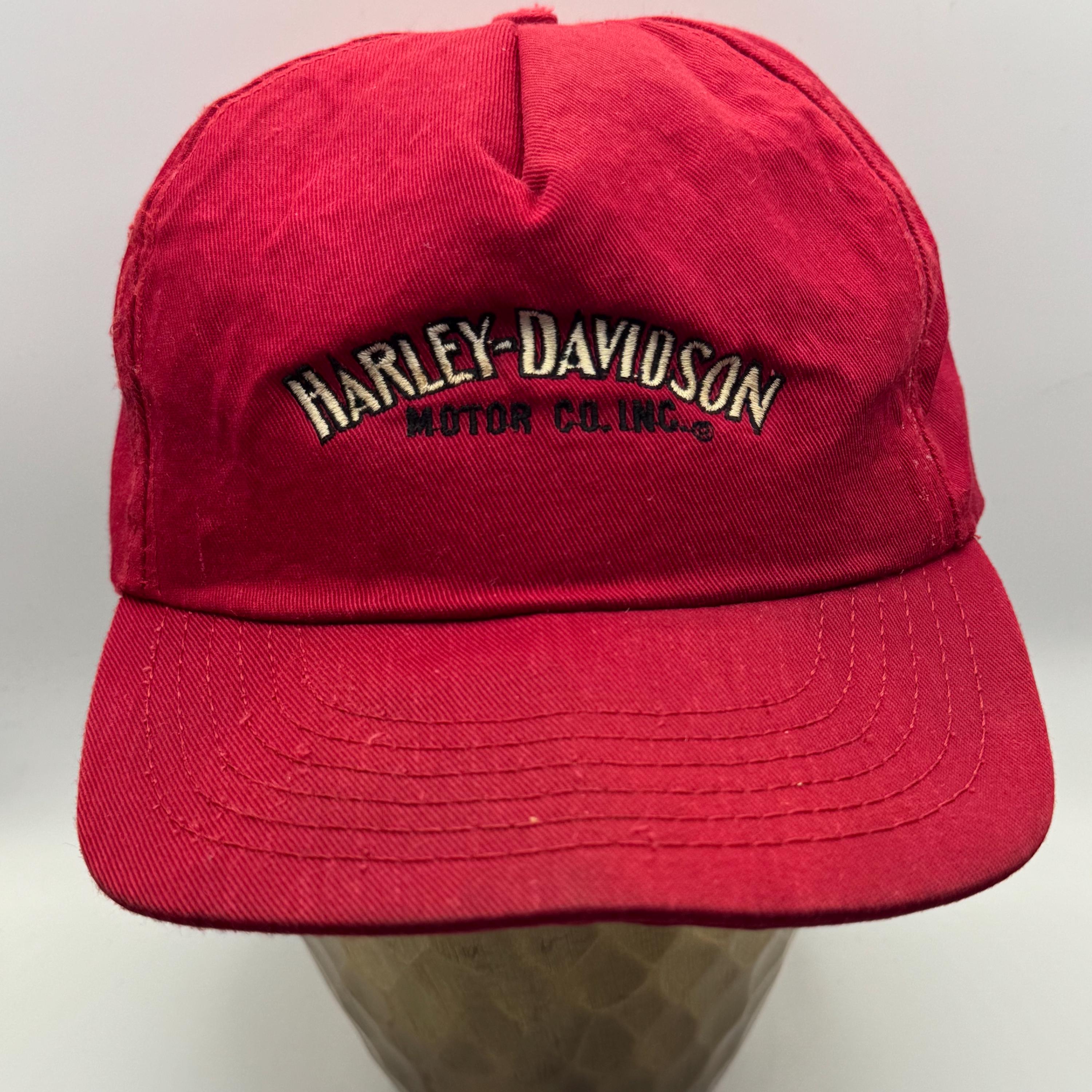 90s Harley-Davidson BROOKLYN キャップ ヴィンテージ Vintage Harley Davidson Hats - Etsy