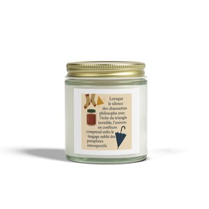 Philosophical scented candles, warm atmosphere, unique gifts, interior decoration, mindfulness, relaxation, aromatherapy