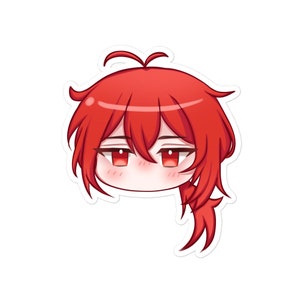Mondstadt - Diluc Chibi Sticker