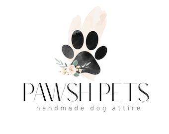 Dog Grooming Logo | Spa & Bath Logo Design | Dog Logo | Pet Walking | Pet Sitting Boarding | Cat Logo Premade business logo design