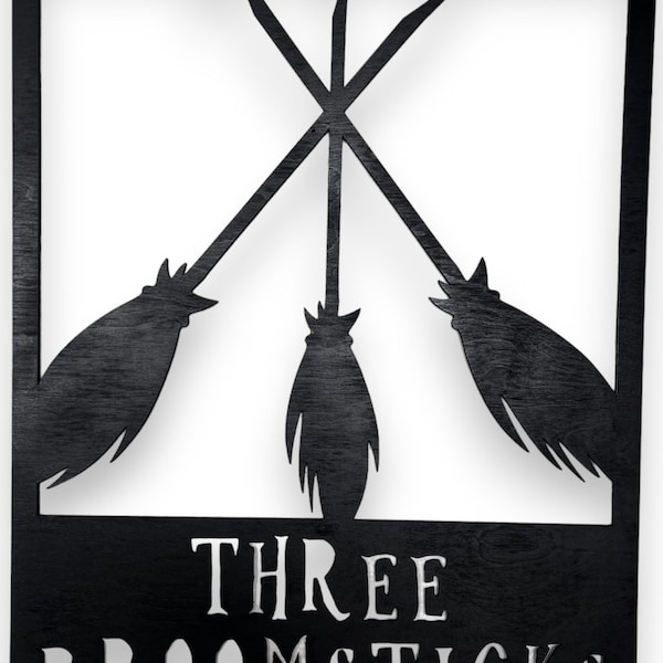 Three Broomsticks - Etsy