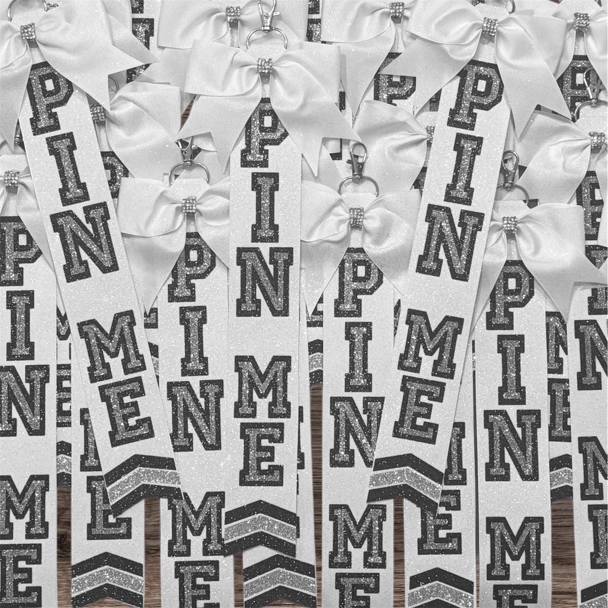 PIN ME Ribbons, Personalized Keychain for Backpacks and Athlete Gifts ...