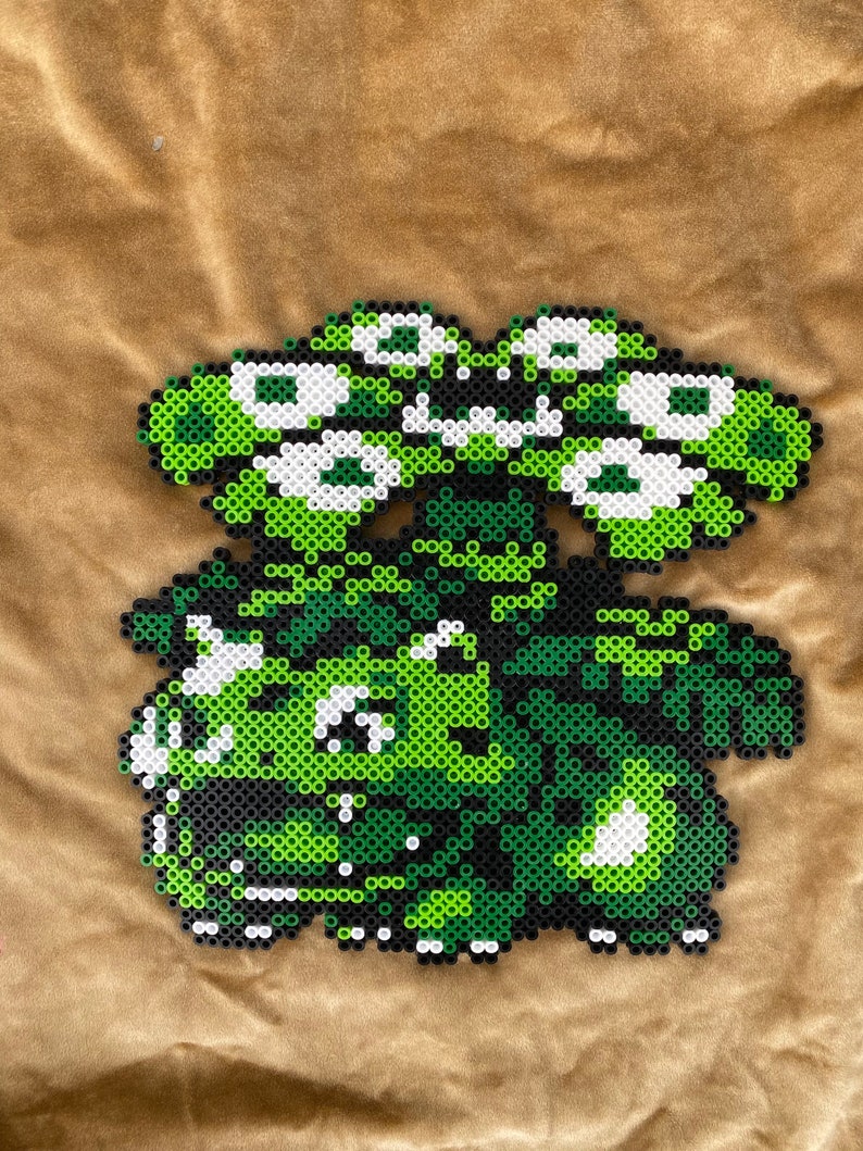 Venusaur Perler Bead Art Etsy
